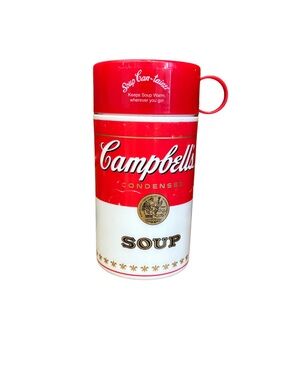 Vintage 1998 Campbell’s Soup Can-Tainer Thermos Mug 11.5oz